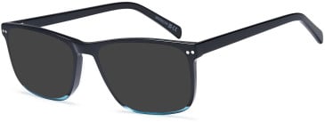 SFE-11705 sunglasses in Black/Green