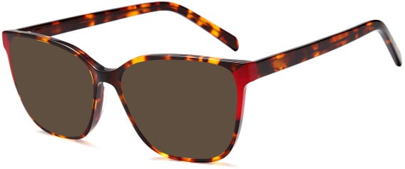 SFE-11699 sunglasses in Red