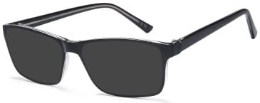 SFE-11853 sunglasses in Black/Crystal