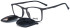 Elev8 CLIP910 glasses in Grey