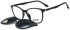 Elev8 CLIP908 glasses in Black