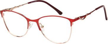 Halstrom 3090 glasses in Red/Gold