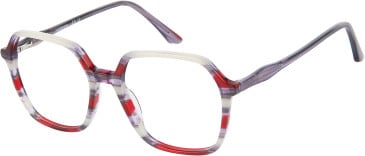 Halstrom 3080 glasses in Grey/Red