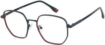 Halstrom 3083 glasses in Black/Red