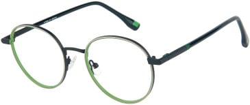 Halstrom 3084 glasses in Black/Green