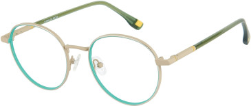 Halstrom 3084 glasses in Ivory/Teal