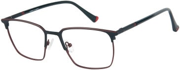 Halstrom 3087 glasses in Black/Maroon