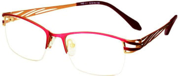Halstrom H45 glasses in Red/Cream