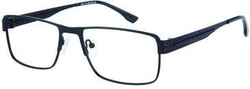 Halstrom H46 glasses in Black/Burgundy