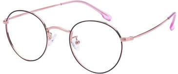London Club LC111 glasses in Black/Rose Gold