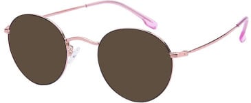 London Club LC111 sunglasses in Black/Rose Gold