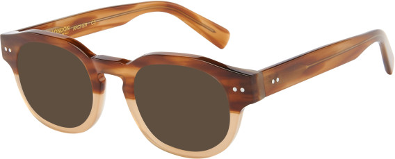 London Club 1166 ARCHER sunglasses in Brown/Clear