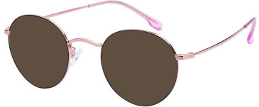 London Club LC111 sunglasses in Black/Rose Gold