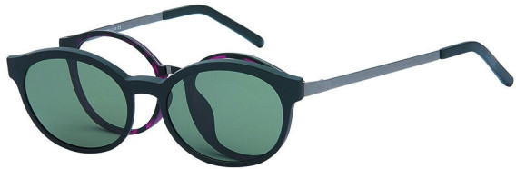 London Club LC101 glasses in Purple/Black
