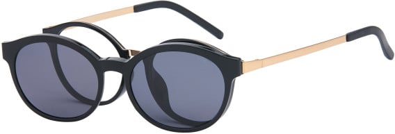 London Club LC101 glasses in Black/Gold