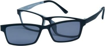 London Club LC13 glasses in Black/Grey