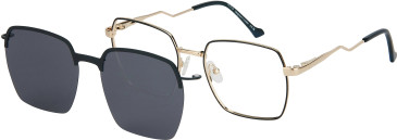 Romeo & Juliet 2755 Helena glasses in Black/Gold