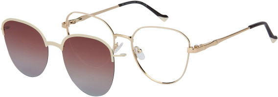 Romeo & Juliet 2764 Fiona glasses in Cream/Gold