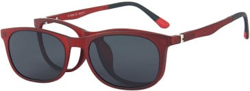 Halstrom 3069 glasses in Burgundy