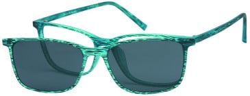 Halstrom H50 glasses in Teal/Green