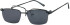London Club 1127 glasses in Black