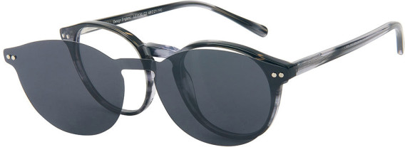 London Club 1130 glasses in Mottled Grey