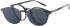 London Club 1130 glasses in Mottled Grey