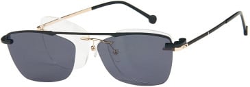 London Club 1134 glasses in Gold/Black