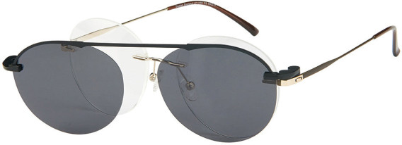 London Club 1135 glasses in Gold/Brown