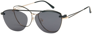 London Club 1136 glasses in Gold/Black