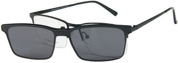 London Club 1140 glasses in Black