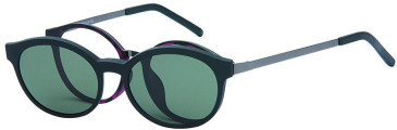 London Club LC101 glasses in Purple/Black