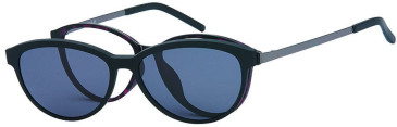 London Club LC103 glasses in Purple/Black