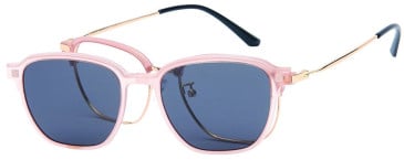 London Club LC109 glasses in Peach/Gold