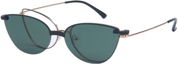 London Club LC121 glasses in Black Gold