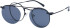 London Club LC122 glasses in Black