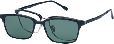 London Club LC92 glasses in Black/Silver