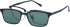 London Club LC92 glasses in Black/Silver