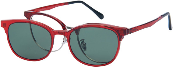 London Club LC93 glasses in Red/Silver
