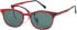 London Club LC93 glasses in Red/Silver