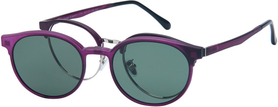 London Club LC94 glasses in Purple/Silver