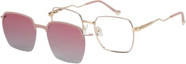 Romeo & Juliet 2755 Helena glasses in Pink/Gold