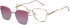 Romeo & Juliet 2766 Viola glasses in Pink/Gold