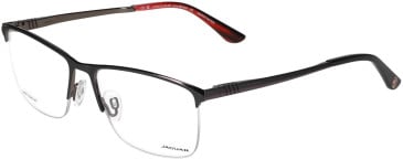 Jaguar 35605 glasses in Matt Grey/Red