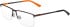 Jaguar 35608 glasses in Dark Grey/Orange