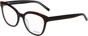 Menrad 11148 glasses in Matt Black/Red