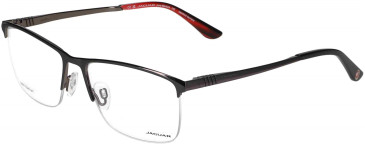 Jaguar 35605 glasses in Matt Grey/Red
