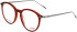 Joop! 82104 glasses in Matt Red