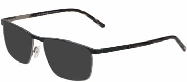 Menrad 13499 sunglasses in Matt Black/Green