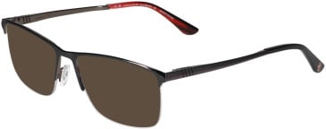 Jaguar 35605 sunglasses in Matt Grey/Red